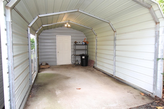 206 E Gum St, Sheridan, AR 72150 - garage with a carport