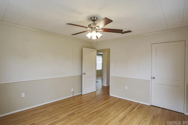 2615 Crouchwood, Little Rock, AR 72207 - empty room featuring light wood-style floors and ceiling fan