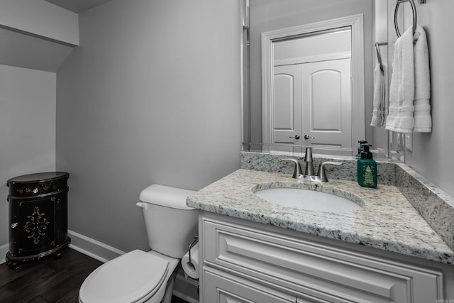 21 Ensbury Pl, Little Rock, AR 72223 - bathroom featuring vanity and wood finished floors