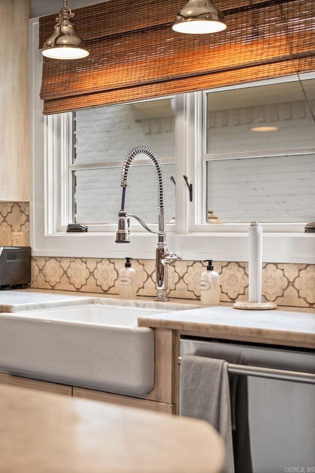 1811 N Jackson St, Little Rock, AR 72207 - kitchen view of dishwasher and light countertops