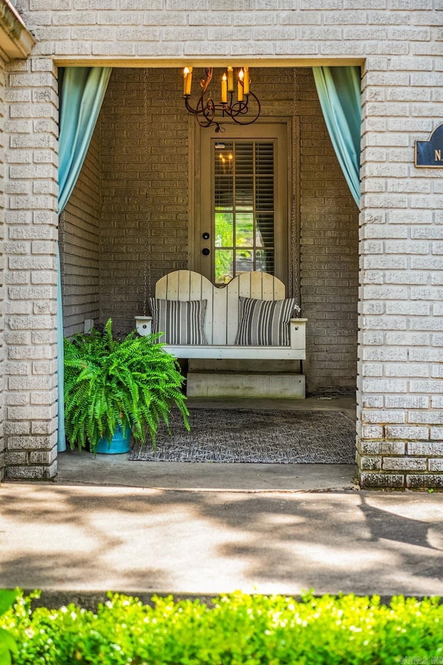1811 N Jackson St, Little Rock, AR 72207 - property entrance with brick siding