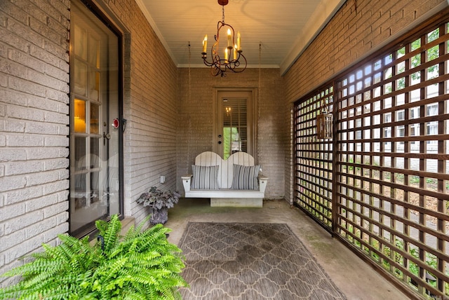 1811 N Jackson St, Little Rock, AR 72207 - doorway to property with brick siding