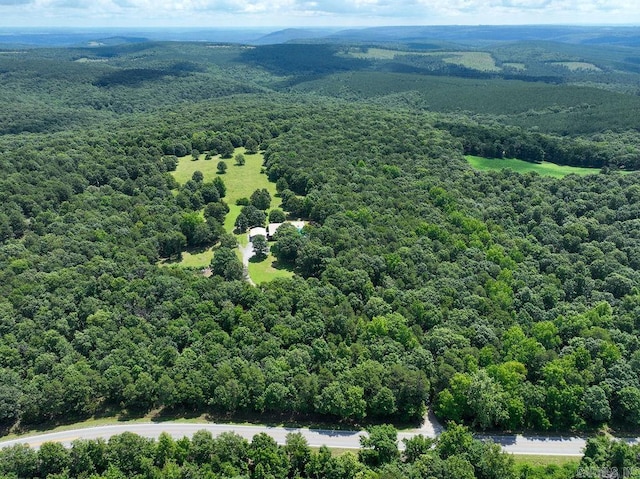 2838 Mountain View Rd, Drasco, AR 72530 - bird's eye view of a heavily wooded area