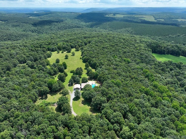 2838 Mountain View Rd, Drasco, AR 72530 - aerial view of a forest
