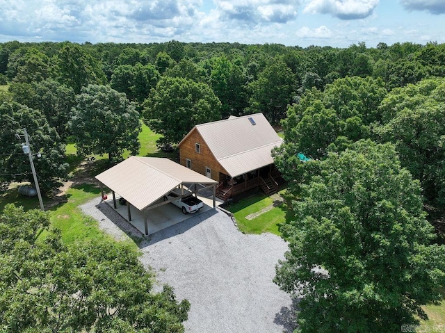 2838 Mountain View Rd, Drasco, AR 72530 - view of subject property with a heavily wooded area