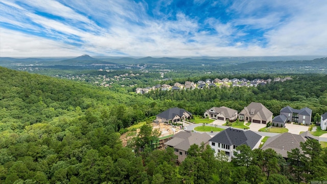41 Haywood Ct, Little Rock, AR 72223 - aerial view of residential area with a forest