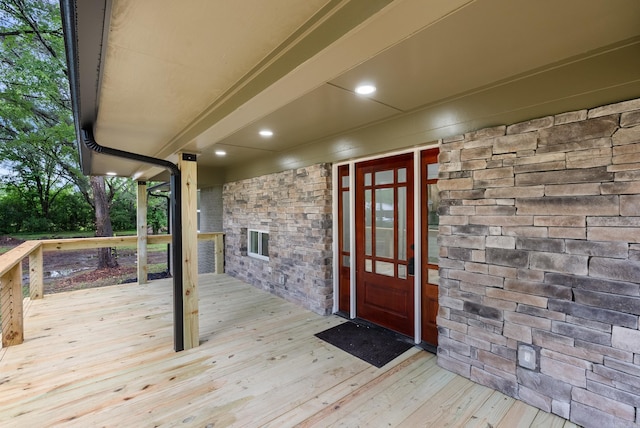 26 W Mobbs Cir, Greenbrier, AR 72058 - view of wooden deck