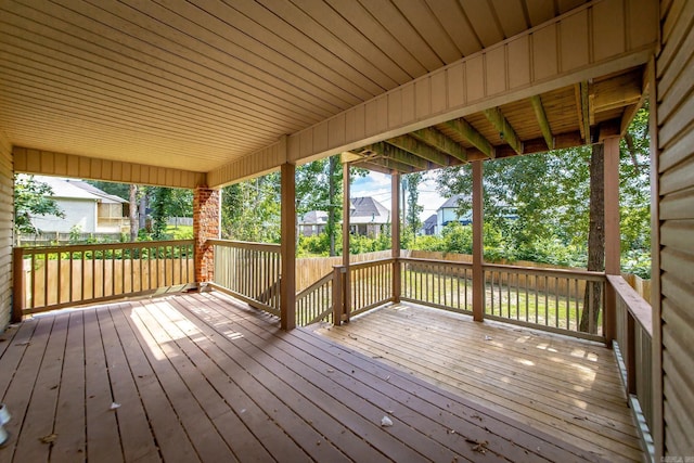 3200 Overcup Dr, Sherwood, AR 72120 - view of wooden terrace
