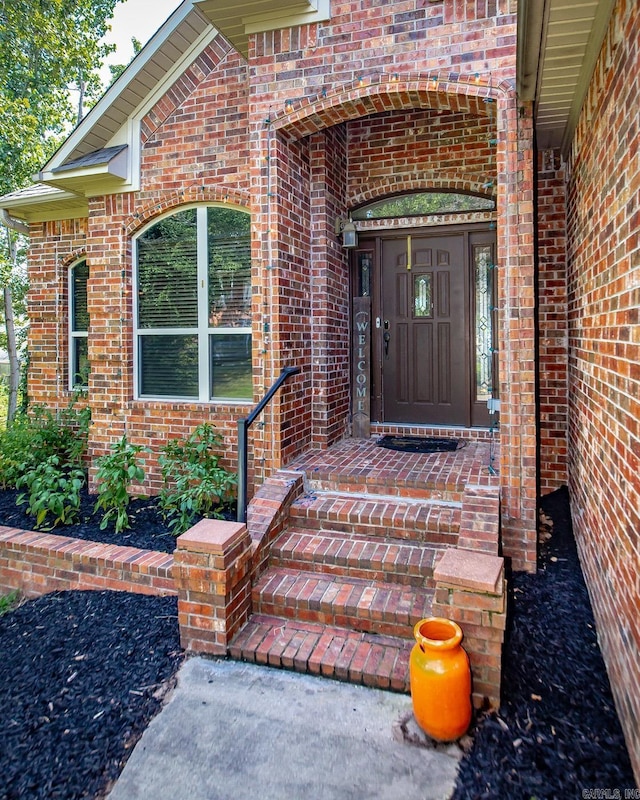 3200 Overcup Dr, Sherwood, AR 72120 - view of exterior entry with brick siding