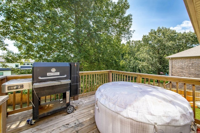 3200 Overcup Dr, Sherwood, AR 72120 - view of wooden terrace