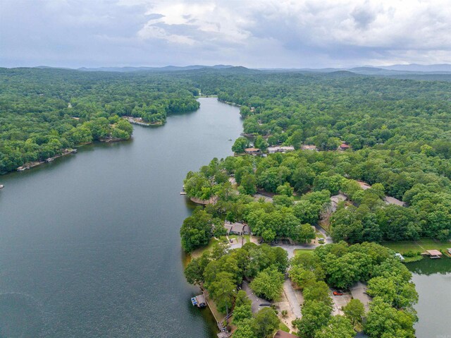 5 Torre Del Mar Way, Hot Springs Village, AR 71909 - drone / aerial view of a water and mountain view