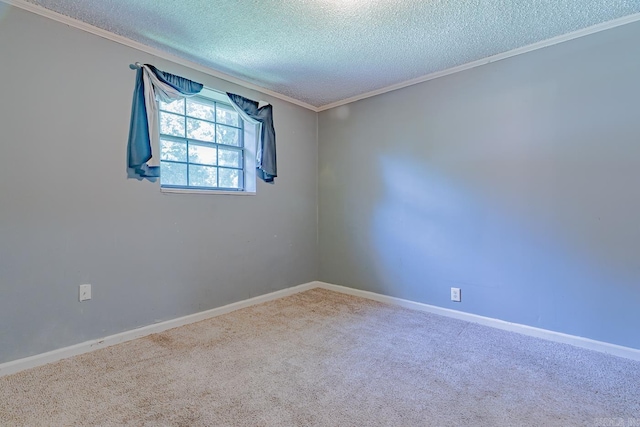 1304 Dupwe Dr, Jonesboro, AR 72401 - carpeted spare room featuring a textured ceiling and ornamental molding