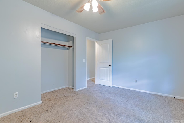 1304 Dupwe Dr, Jonesboro, AR 72401 - unfurnished bedroom with carpet floors, a closet, and ceiling fan