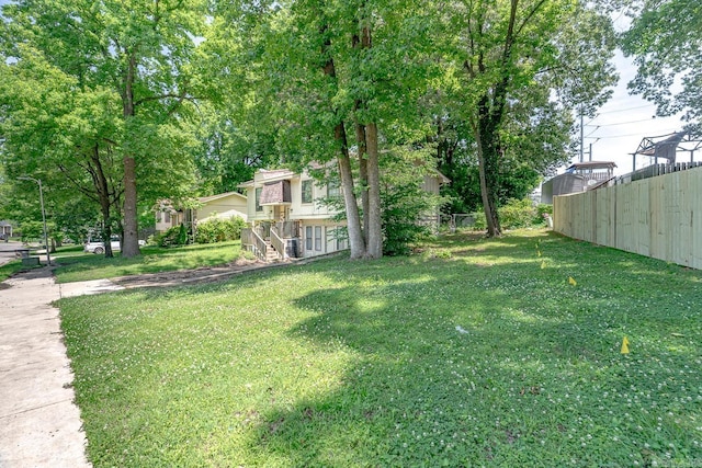 1304 Dupwe Dr, Jonesboro, AR 72401 - view of yard featuring stairway