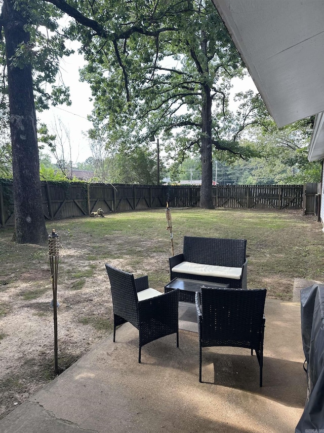 117 S Briarwood, Sheridan, AR 72150 - fenced backyard with a patio area