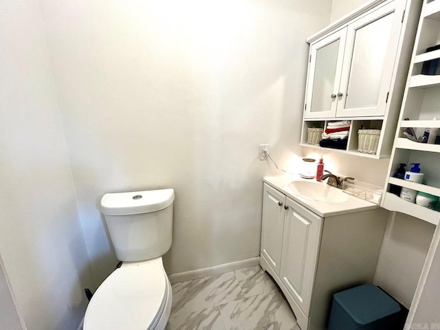 6312 Sandy Ln, Little Rock, AR 72204 - bathroom featuring vanity and marble look tiles