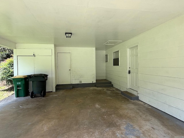 3003 Vancouver Dr, Little Rock, AR 72204 - garage featuring concrete block wall