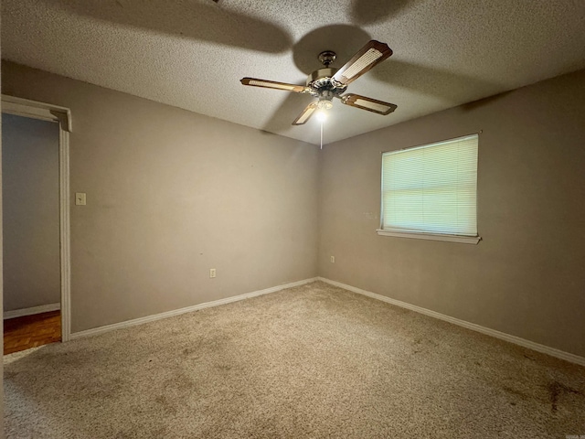 701 Emerald Gardens Dr, North Little Rock, AR 72118 - carpeted spare room featuring ceiling fan and a textured ceiling