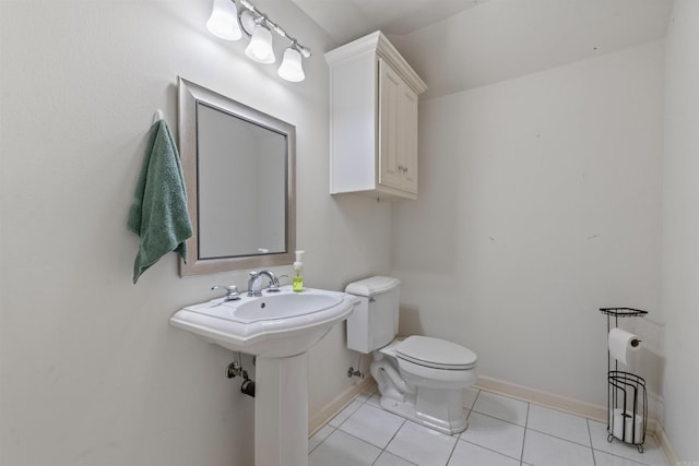 109 Sandstone Cv, Sherwood, AR 72120 - bathroom with toilet and tile patterned flooring