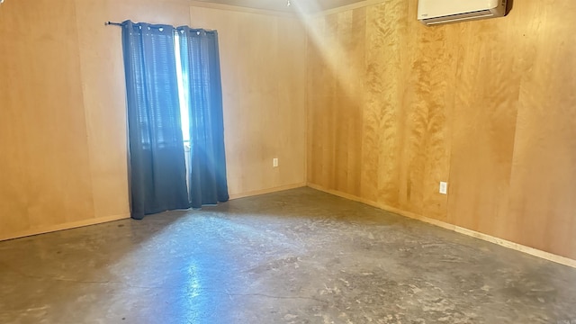 6273 Mc, Fouke, AR 71837 - empty room with a wall unit AC and concrete floors