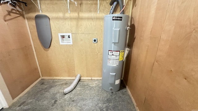 6273 Mc, Fouke, AR 71837 - utility room with electric water heater