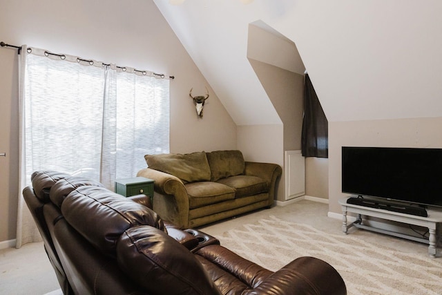 15 Rocky Crest Ct, Little Rock, AR 72211 - carpeted living room featuring healthy amount of natural light and lofted ceiling