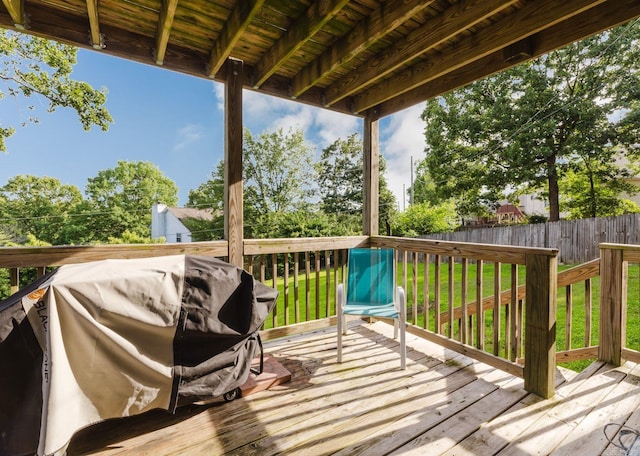 15 Rocky Crest Ct, Little Rock, AR 72211 - wooden terrace featuring area for grilling