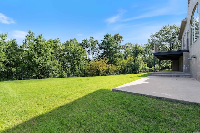48 Ranch Ridge Rd, Little Rock, AR 72223 - view of yard featuring a patio and a balcony
