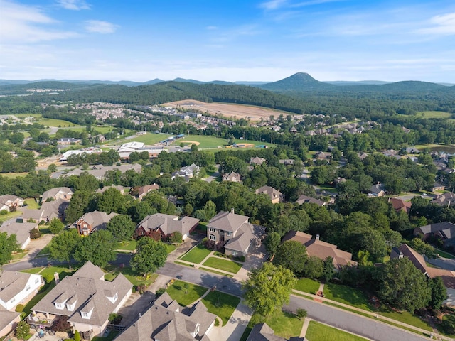 48 Ranch Ridge Rd, Little Rock, AR 72223 - aerial view of property and surrounding area featuring nearby suburban area and a mountainous background