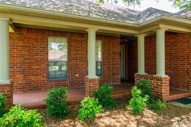 1940 Payne Ln, Conway, AR 72034 - property entrance featuring brick siding and a porch