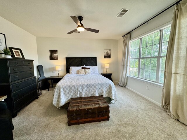 4202 Stephanie, Jonesboro, AR 72401 - carpeted bedroom with ceiling fan and baseboards