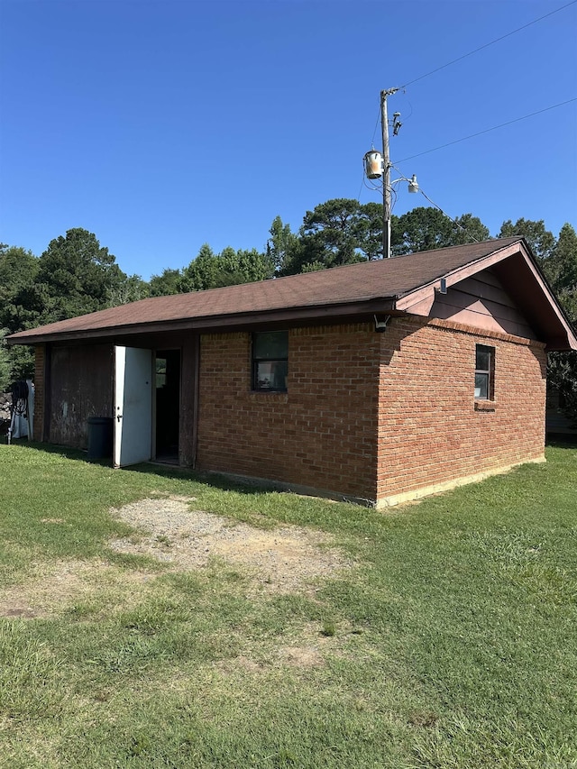 14400 Pikewood Dr, Alexander, AR 72002 - back of house featuring a yard and brick siding