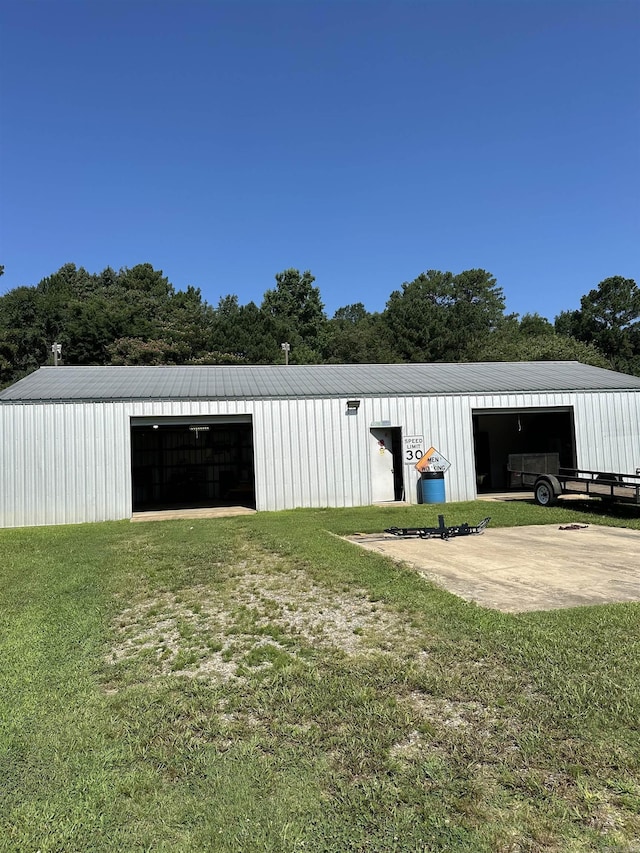 14400 Pikewood Dr, Alexander, AR 72002 - view of pole building featuring a lawn