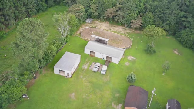 14400 Pikewood Dr, Alexander, AR 72002 - aerial overview of property's location with a heavily wooded area