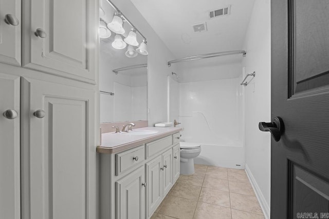 6733 Austin Bay Ct, Sherwood, AR 72120 - bathroom featuring vanity, tile patterned flooring, and shower / bath combination