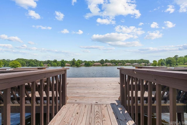 6733 Austin Bay Ct, Sherwood, AR 72120 - dock with a water view