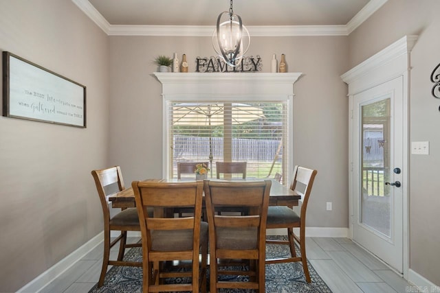 274 Reuben Dr, Alexander, AR 72202 - dining room with crown molding