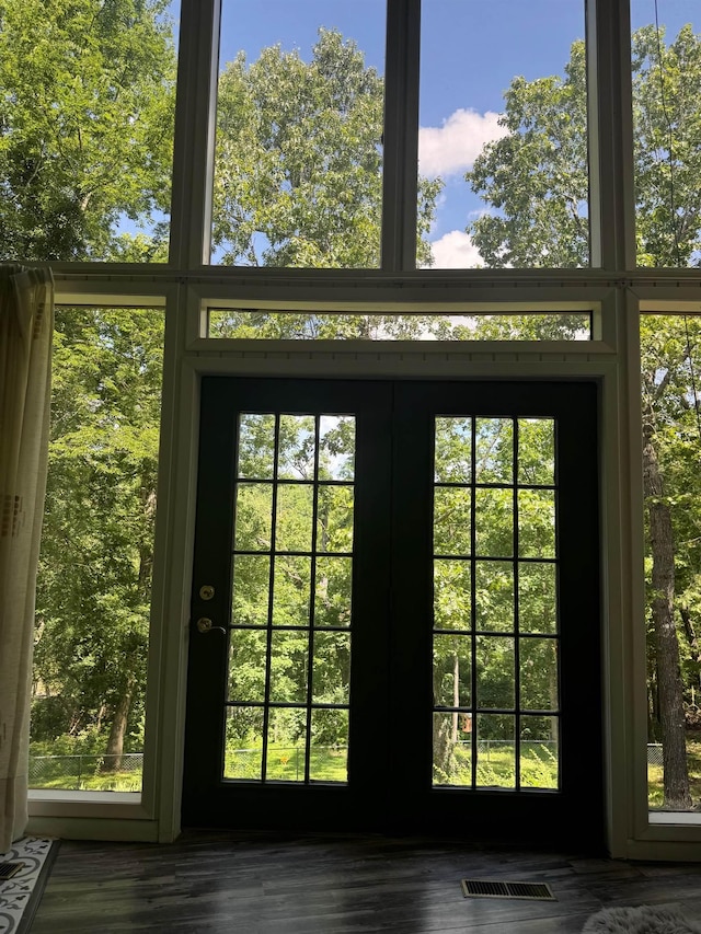 view of doorway to outside