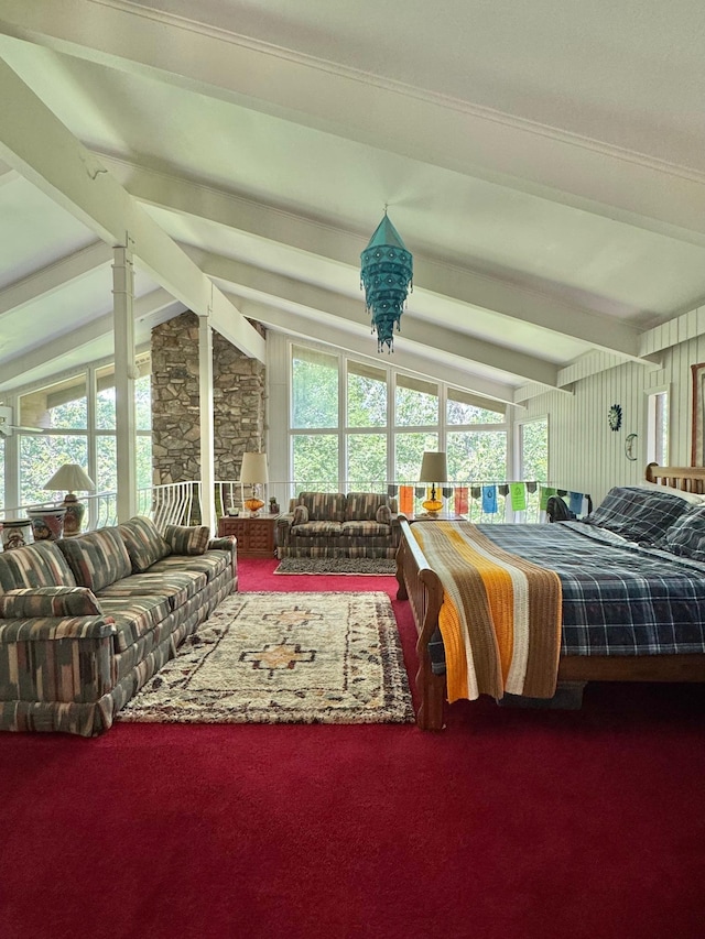 bedroom with carpet flooring