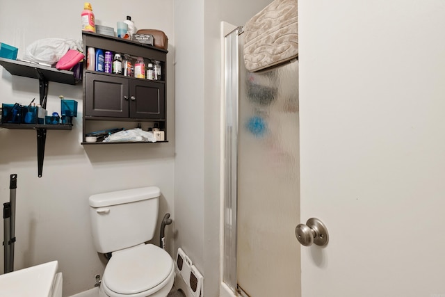 100 E Scenic Dr, North Little Rock, AR 72118 - full bath featuring a stall shower and toilet