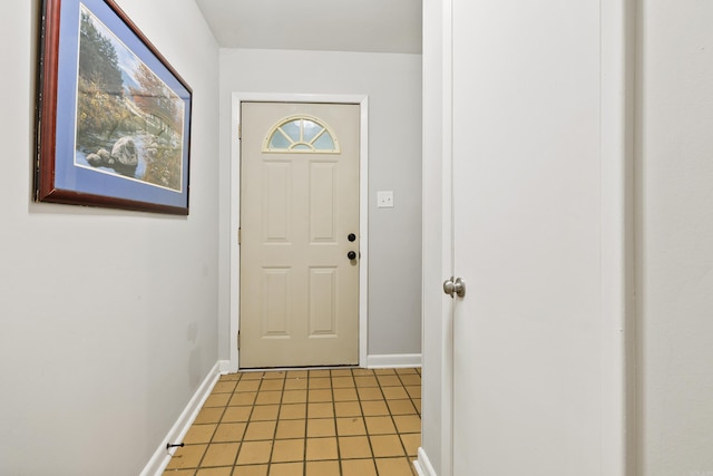 100 E Scenic Dr, North Little Rock, AR 72118 - doorway featuring baseboards and light tile patterned floors