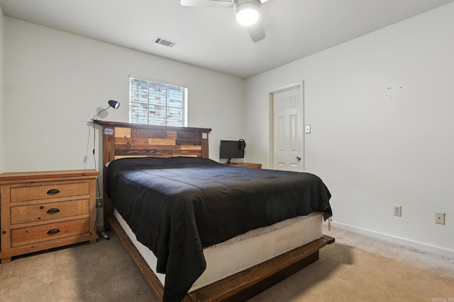 7328 W Ridge Cir, Sherwood, AR 72120 - bedroom with light carpet and ceiling fan