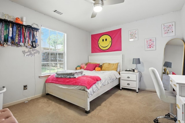 7328 W Ridge Cir, Sherwood, AR 72120 - bedroom featuring carpet floors and ceiling fan