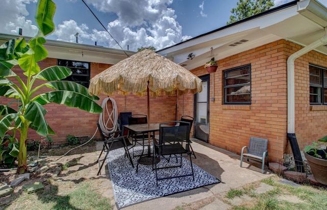 111 Greenland Cv, Little Rock, AR 72204 - view of patio / terrace featuring outdoor dining space