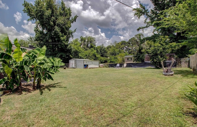 111 Greenland Cv, Little Rock, AR 72204 - view of yard featuring a storage shed