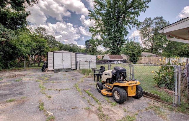 111 Greenland Cv, Little Rock, AR 72204 - fenced backyard with a storage shed