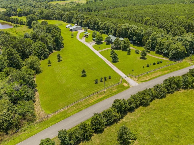 1105 Long Branch Rd, Heber Springs, AR 72543 - drone / aerial view of a heavily wooded area