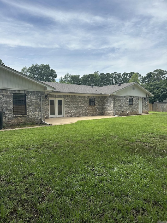 3505 Stockton Dr, Benton, AR 72015 - rear view of house with a patio area and brick siding