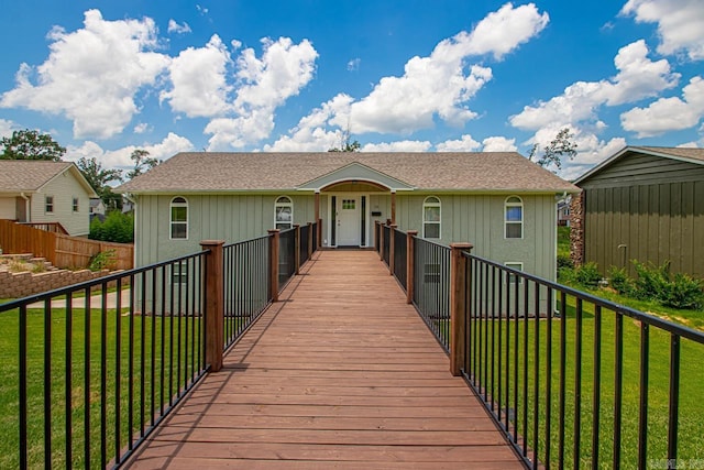 26 Buttermilk Rd, Little Rock, AR 72227 - view of front of property featuring a shingled roof