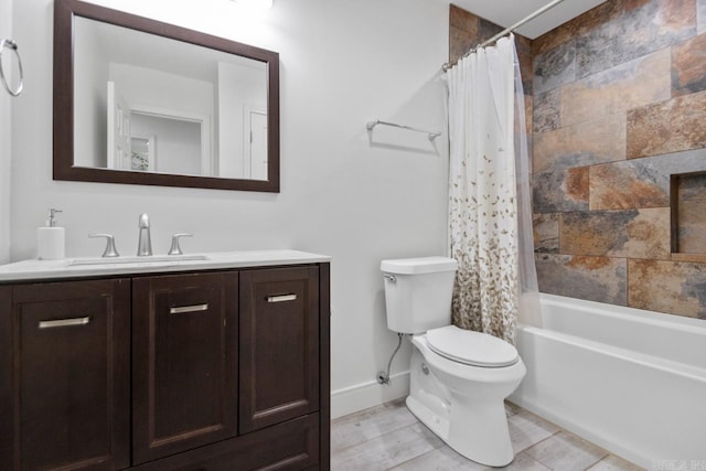 26 Buttermilk Rd, Little Rock, AR 72227 - bathroom featuring vanity and shower / bath combo